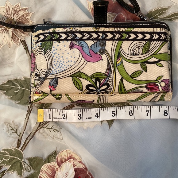 Sakroots crossbody purse and clutch. Multi color - Picture 7 of 12